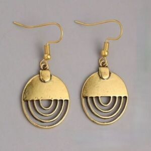 Boho geo dangle earrings M484